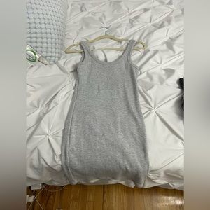 Gray Tight Mini Dress